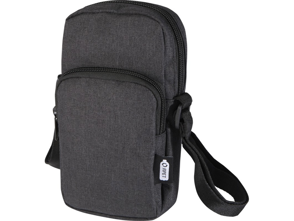 Сумка для телефона Ross из переработанного материала с логотипом  | Print Logo