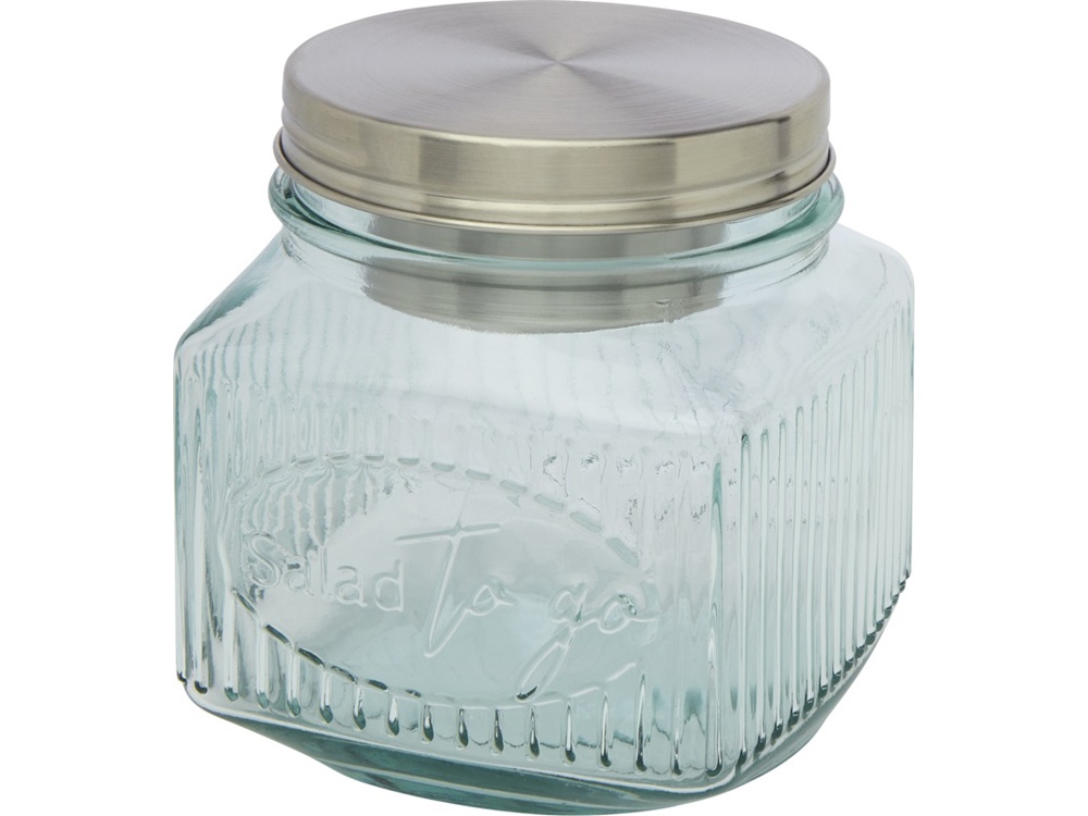 Салатница Lechug из переработанного стекла с логотипом Authentic | Print Logo