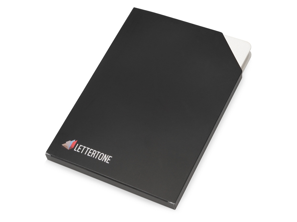 Блокнот Notepeno А5 с тонированными линованными страницами, белый