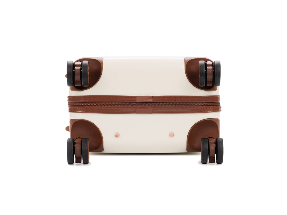 Чемодан для ручной клади BUGATTI АМЕЛИЯ | AMELIA, бежевый, поликарбонат / АБС-пластик, 32х22х53 см, 30 л