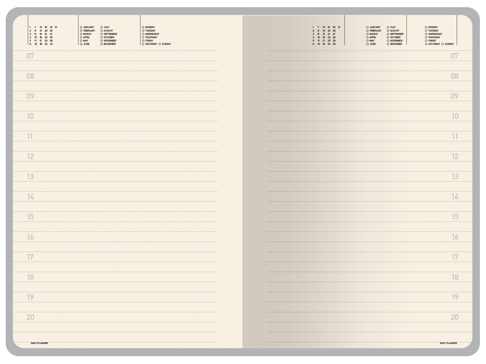 Ежедневник А5 недатированный Megapolis Velvet Flex, светло-фиолетовый (Р)