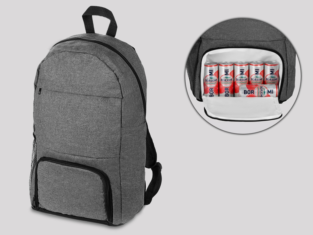 Рюкзак Hugger для ноутбука 15 с изотермическим отделением для ланчбокса фото на сайте Print Logo.