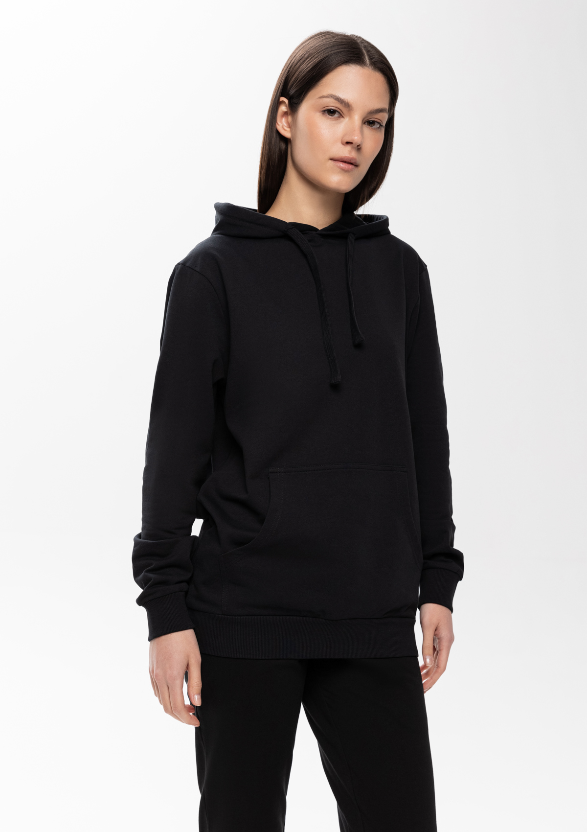 Худи унисекс STAN футер без начёса 260, 23, Чёрный,  (20)  (48/M)