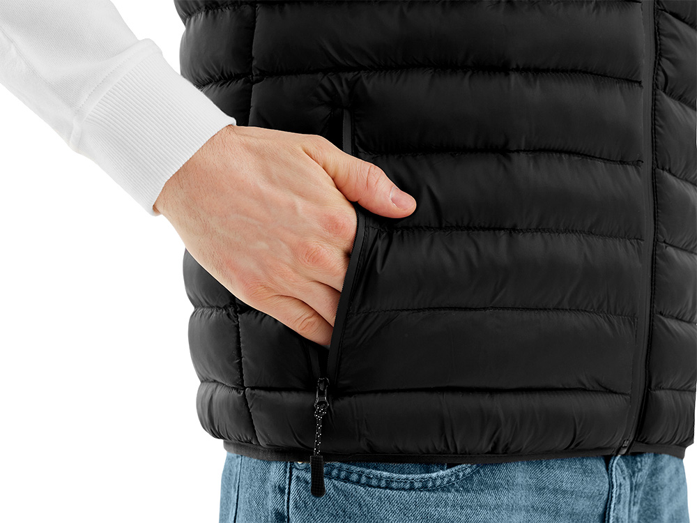 Стеганый жилет Uniqloud, черный