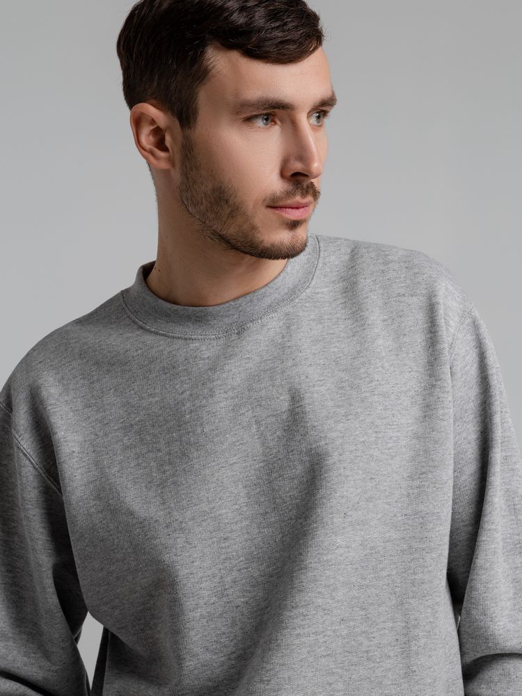 Толстовка Spider 260 серый меланж, размер S