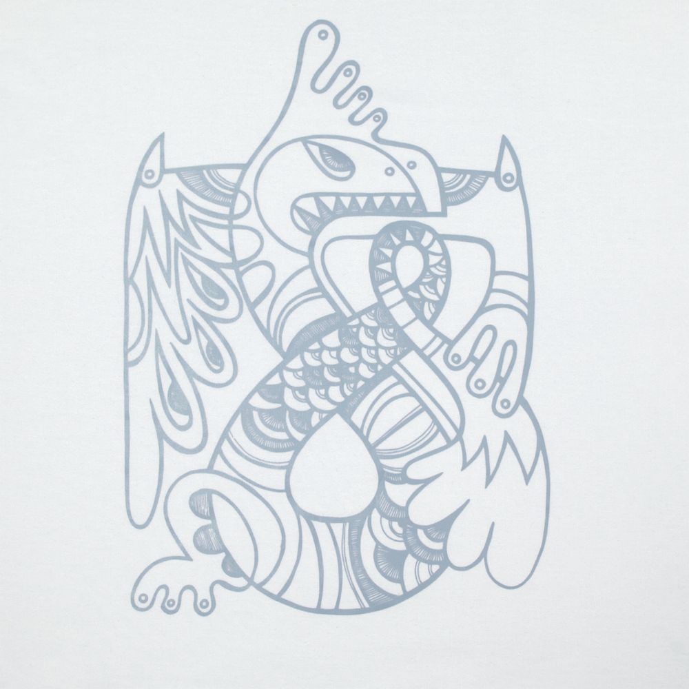 Толстовка «Кетцалькоатль», белая, размер XL