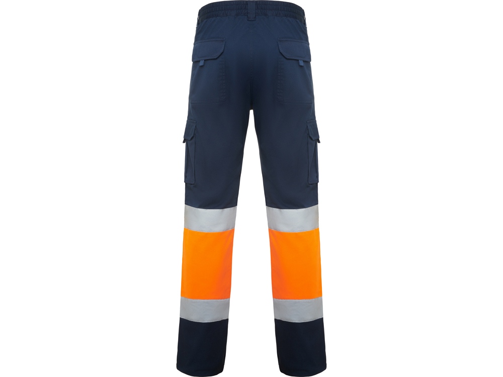 Брюки Daily stretch HV, нэйви/неоновый оранжевый