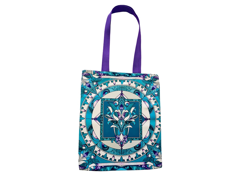 Шоппер Каменный цветок с логотипом Русские в моде | Print Logo