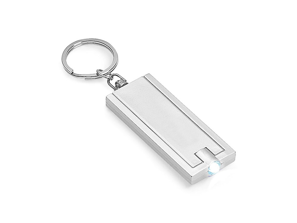 NOHO. Брелок с лампочками LED, Сатин серебро