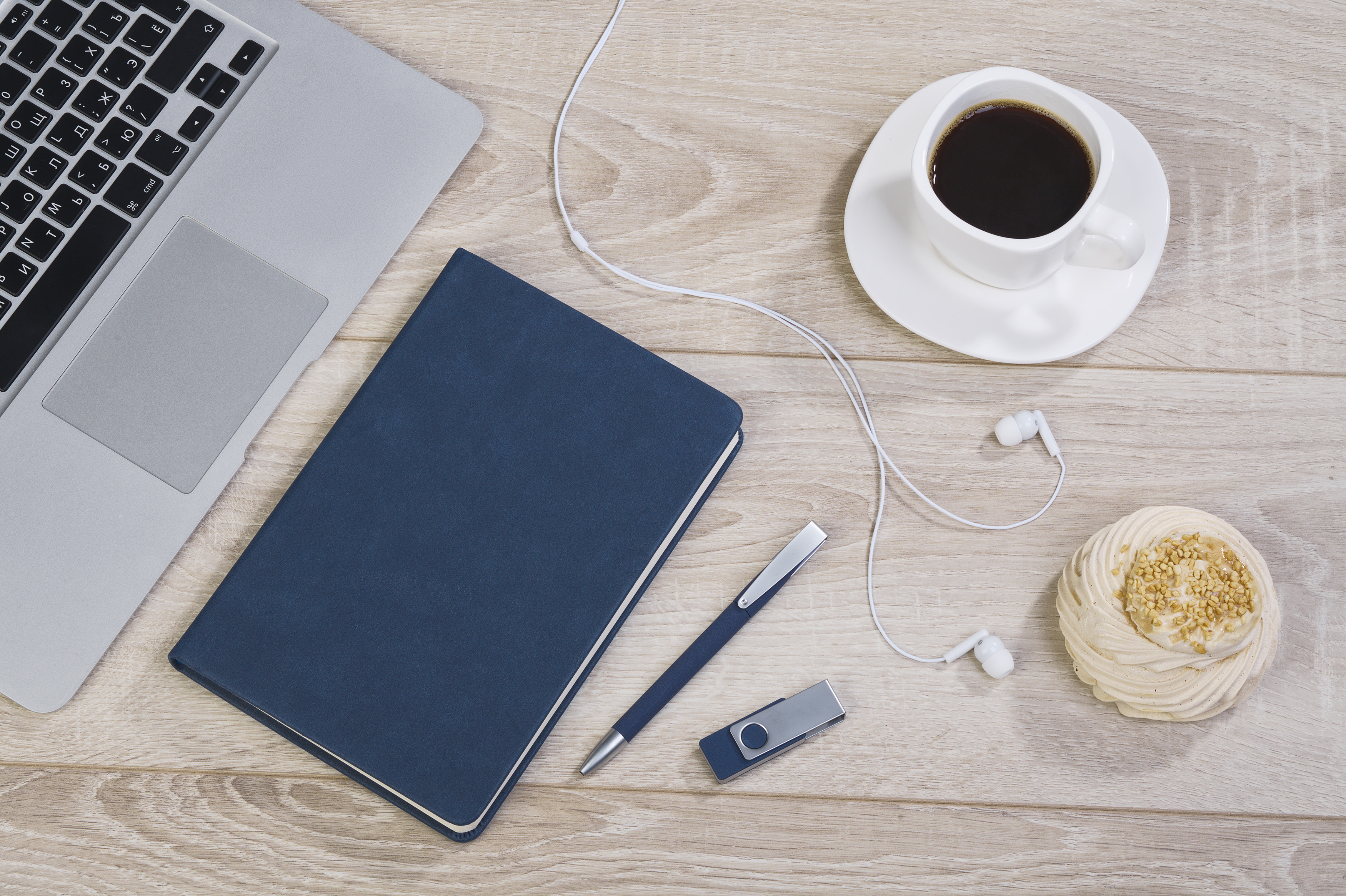 Подарочный набор "Комо", покрытие soft grip, синий