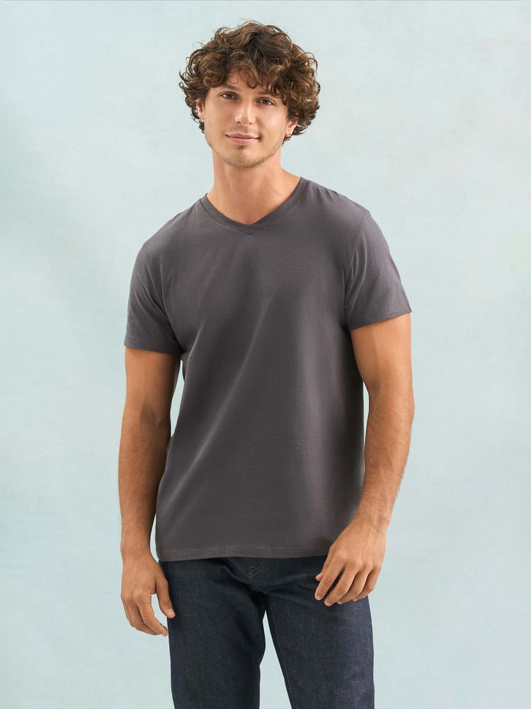 Футболка унисекс Regent с V-образным вырезом фото на сайте Print Logo.