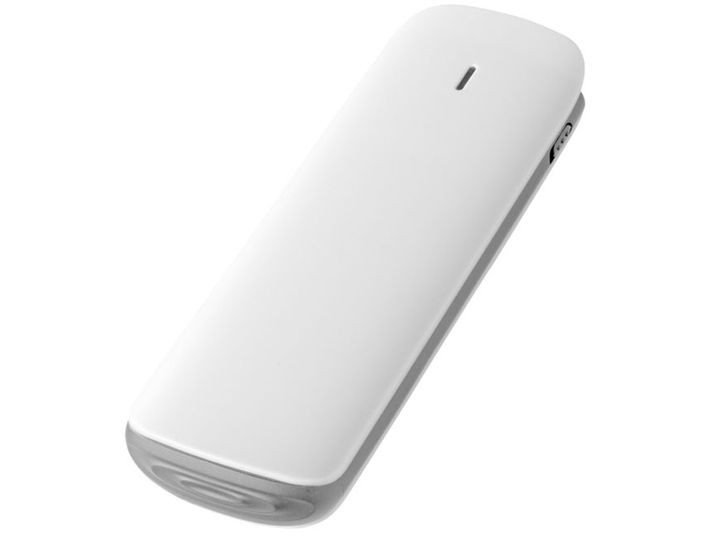 Портативное зарядное устройство Флэт, 3000 mAh, белый