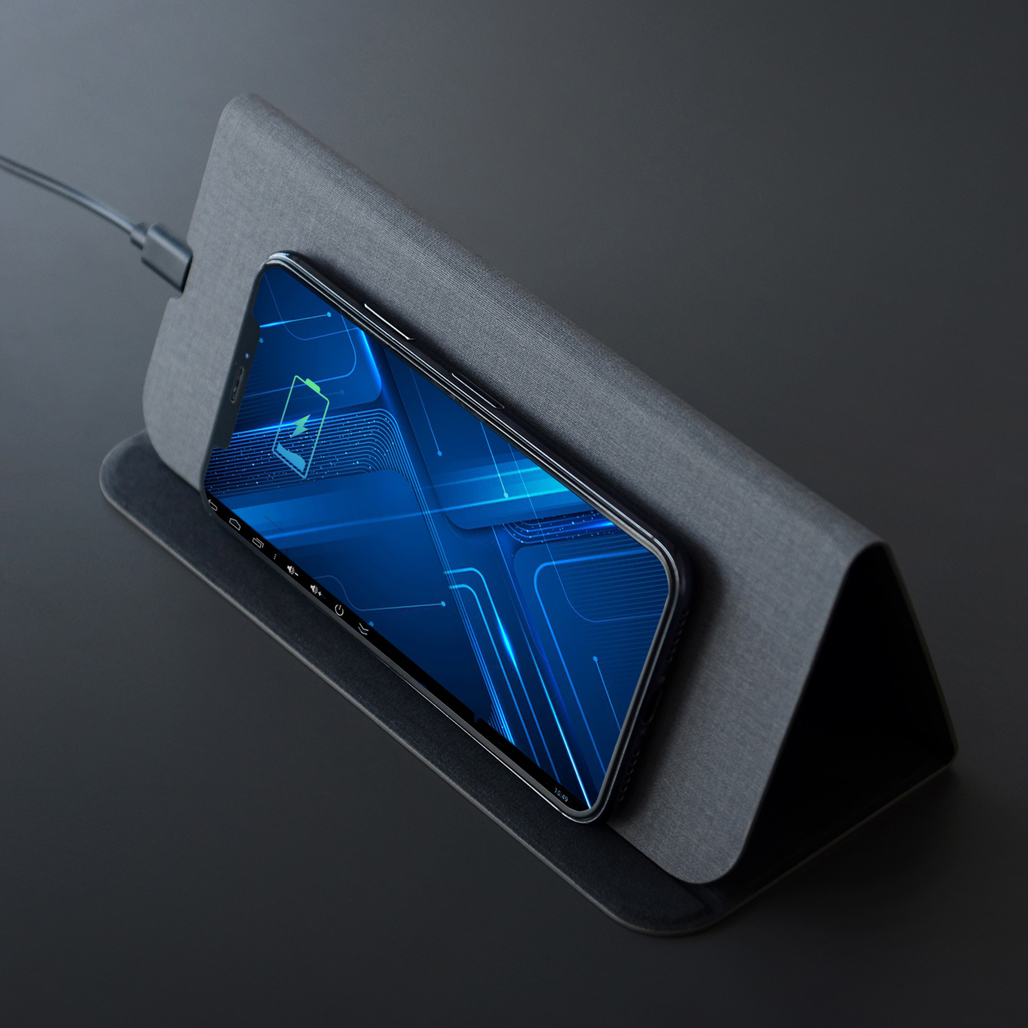 Коврик-трансформер с беспроводным зарядным устройством фото на сайте Print Logo.