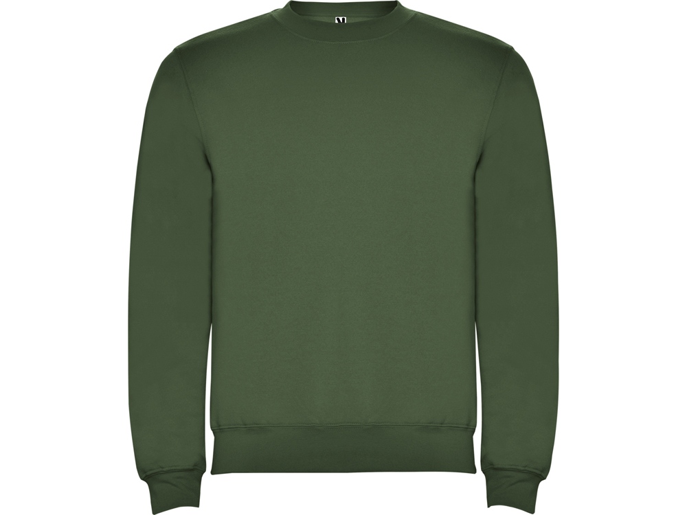 Свитшот с начесом Clasica унисекс с логотипом Roly | Print Logo