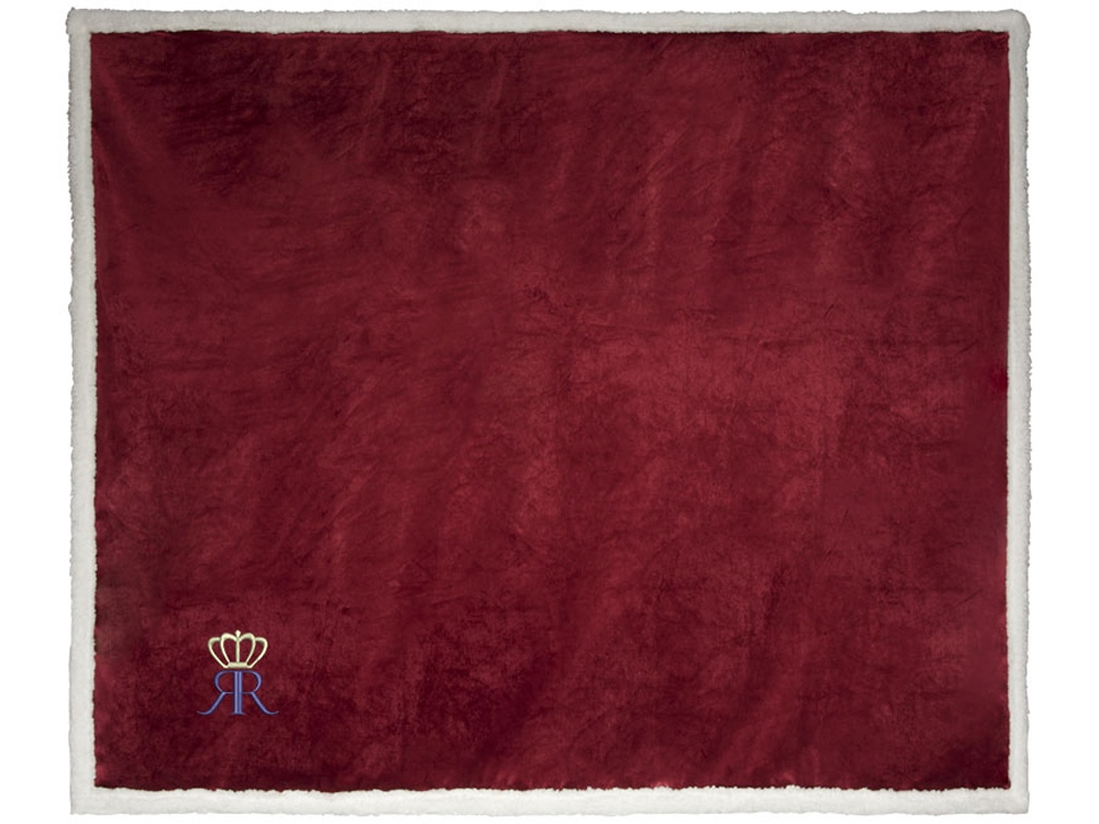 Плед Lauren, бургунди