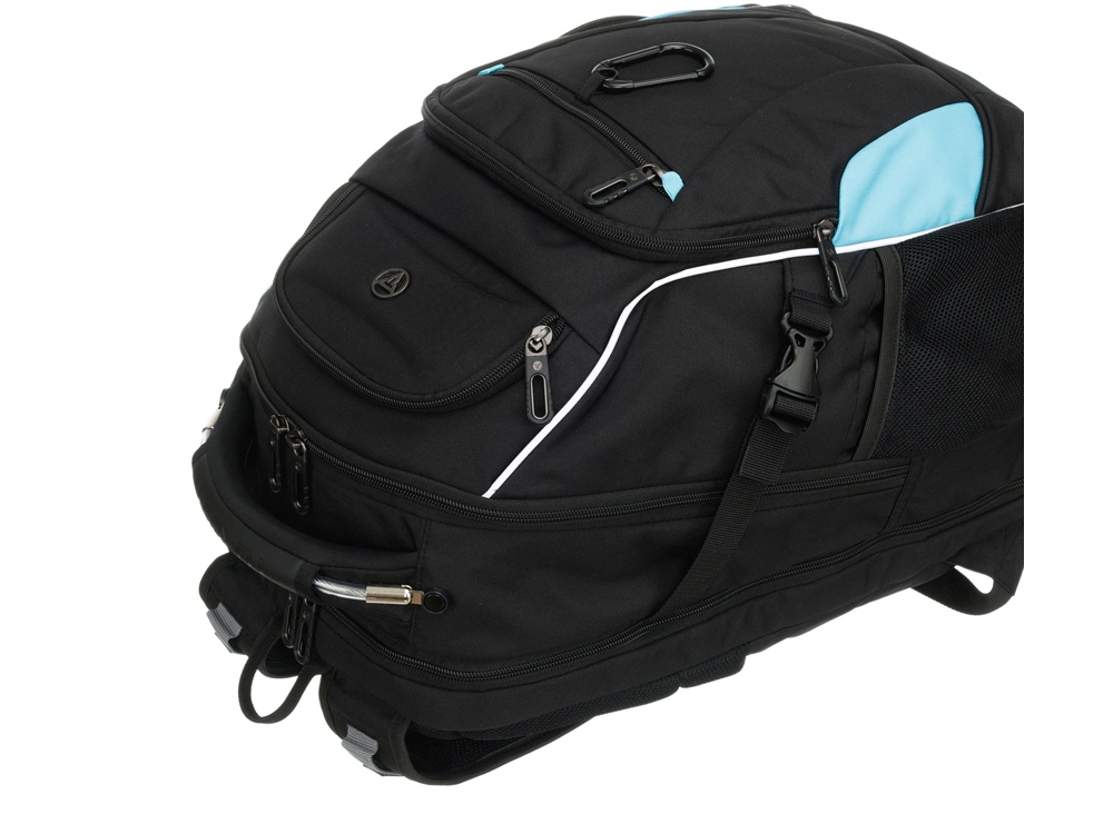 Рюкзак TORBER XPLOR с отделением для ноутбука 15, чёрный, полиэстер 900D, 34x22x46 см, 34л