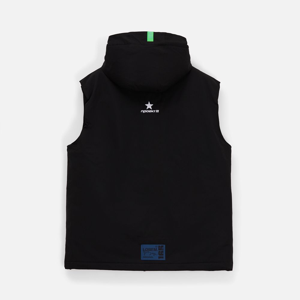 Жилет унисекс Sfera, черный, размер XXL