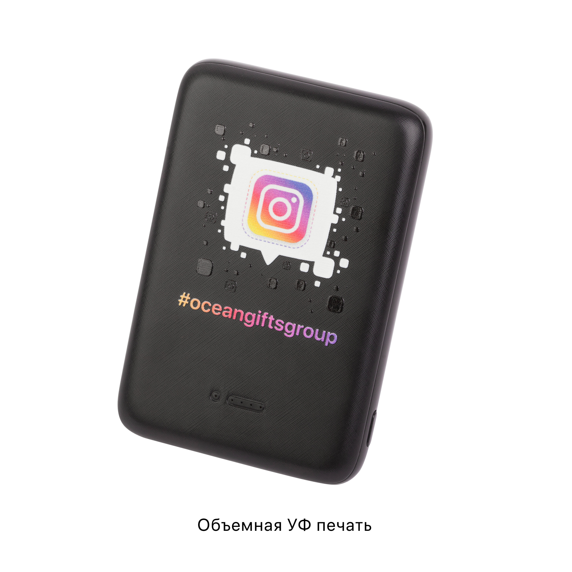 Беспроводное зарядное устройство "CamerON", 5000 mAh фото на сайте Print Logo.