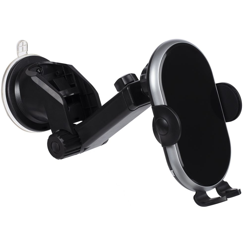 Держатель для смартфона Cleaver с беспроводной зарядкой с логотипом  | Print Logo