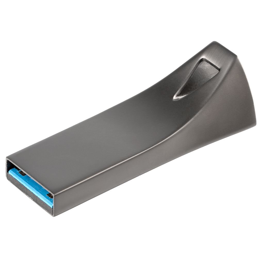 Флешка Ergo Style Black, USB 3.0, черная с логотипом Флешки USB 3.0 | Print Logo