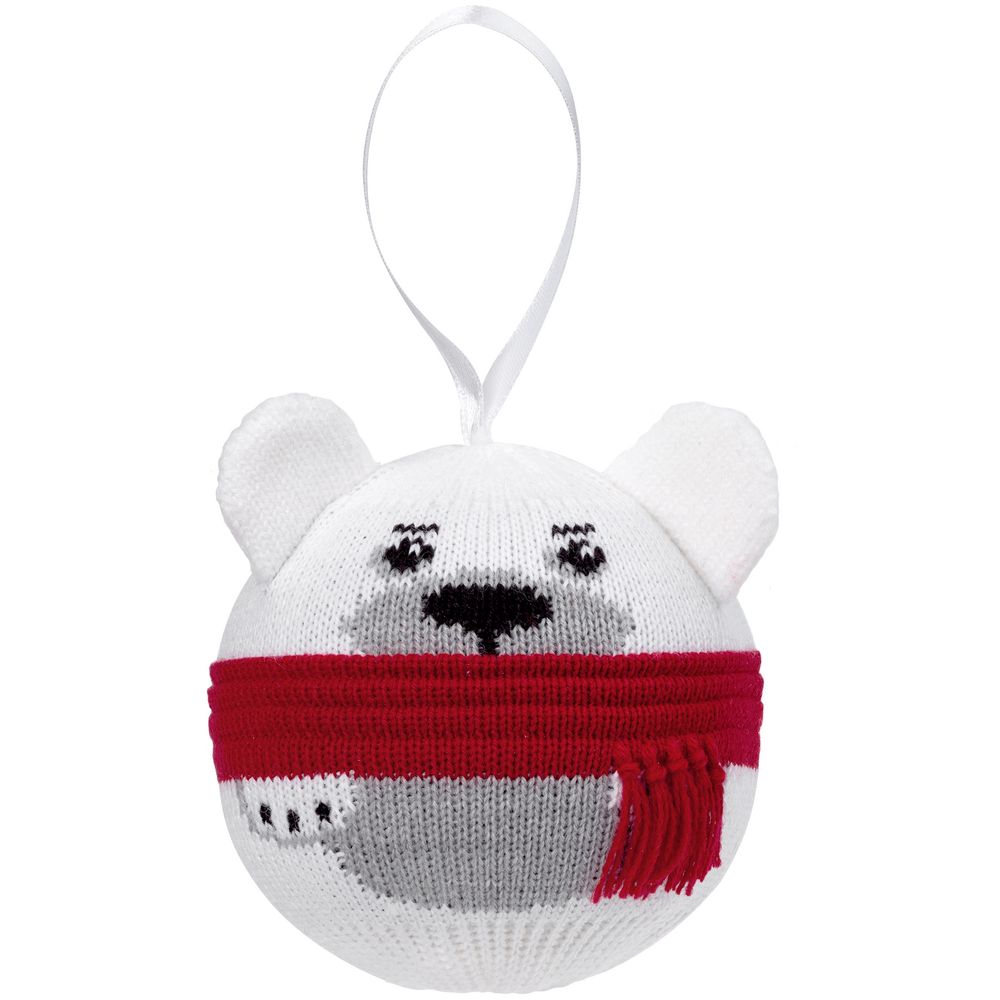 Елочный шар «Мишка» с логотипом  | Print Logo