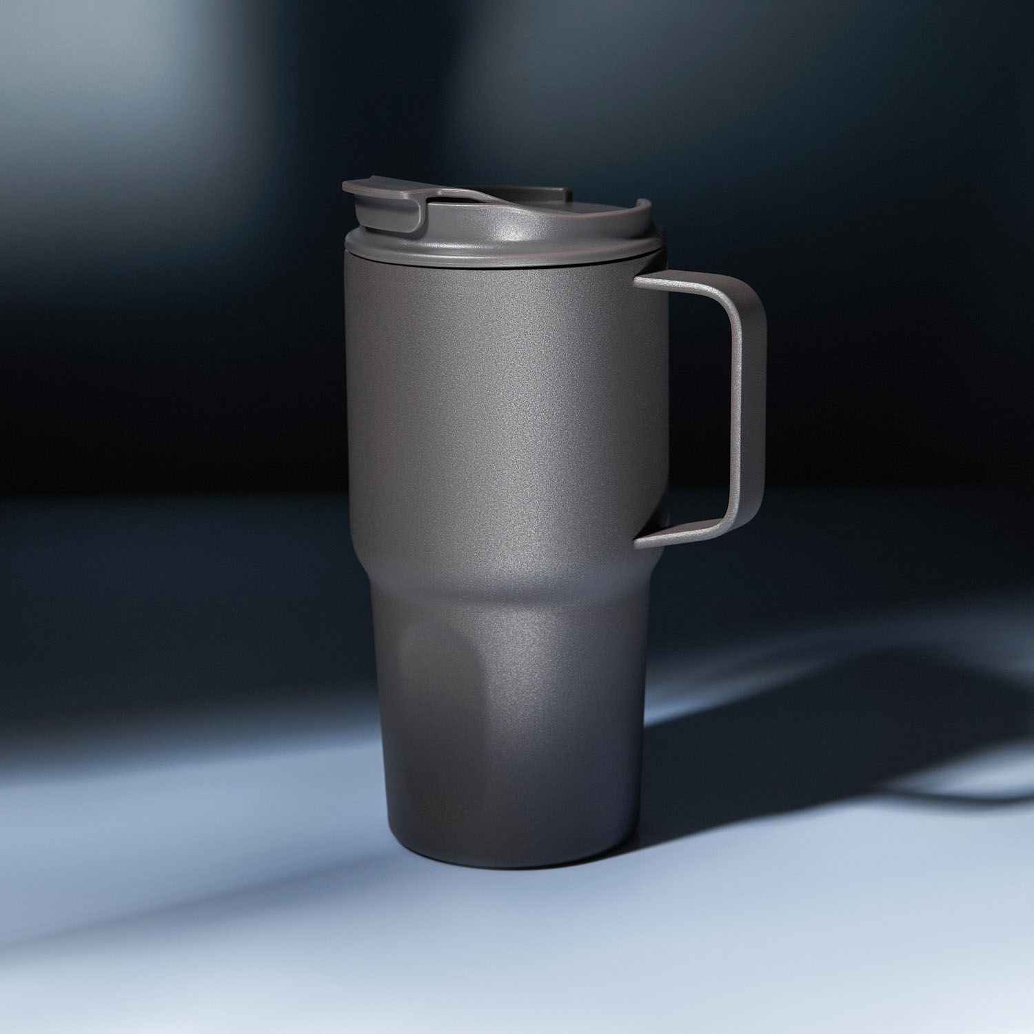 Термокружка вакуумная Авентура, серая