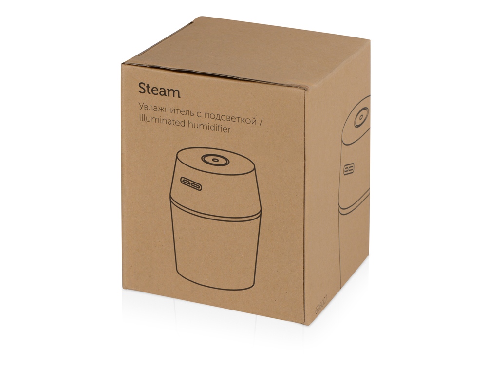 USB Увлажнитель воздуха с подсветкой Steam, черный