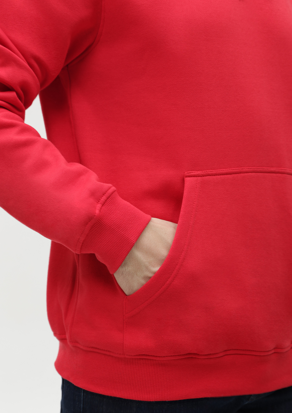 Худи унисекс STAN футер с начёсом 260, 20, Красный,  (14)  (44/XS)