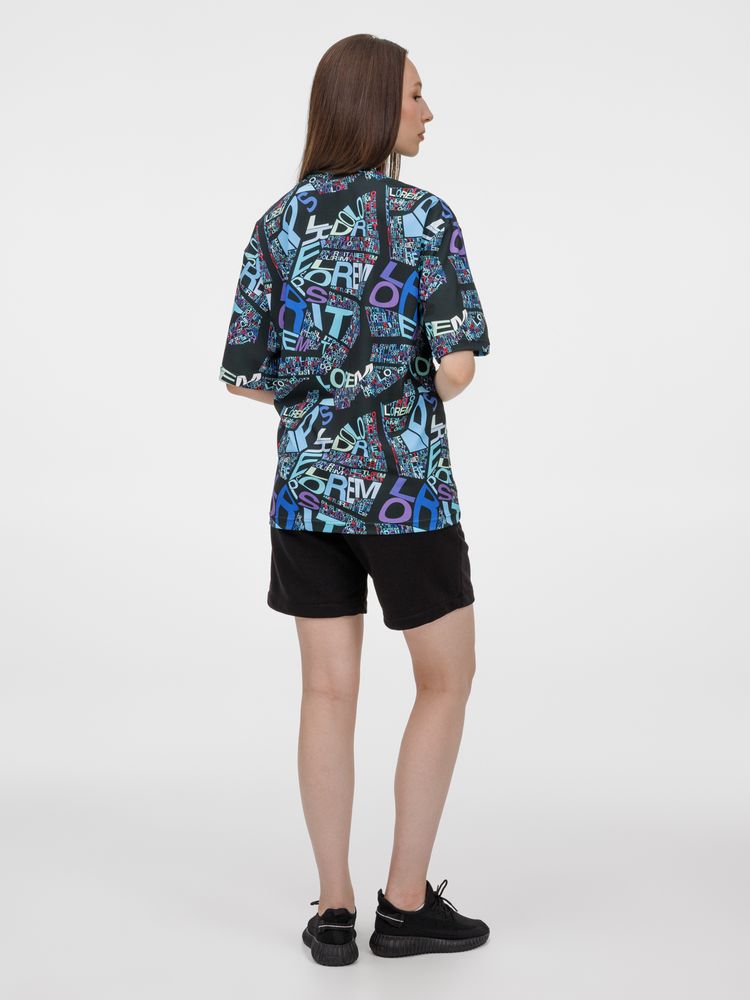 Футболка из бифлекса Morfiss с полной запечаткой на заказ, размер XL/XXL