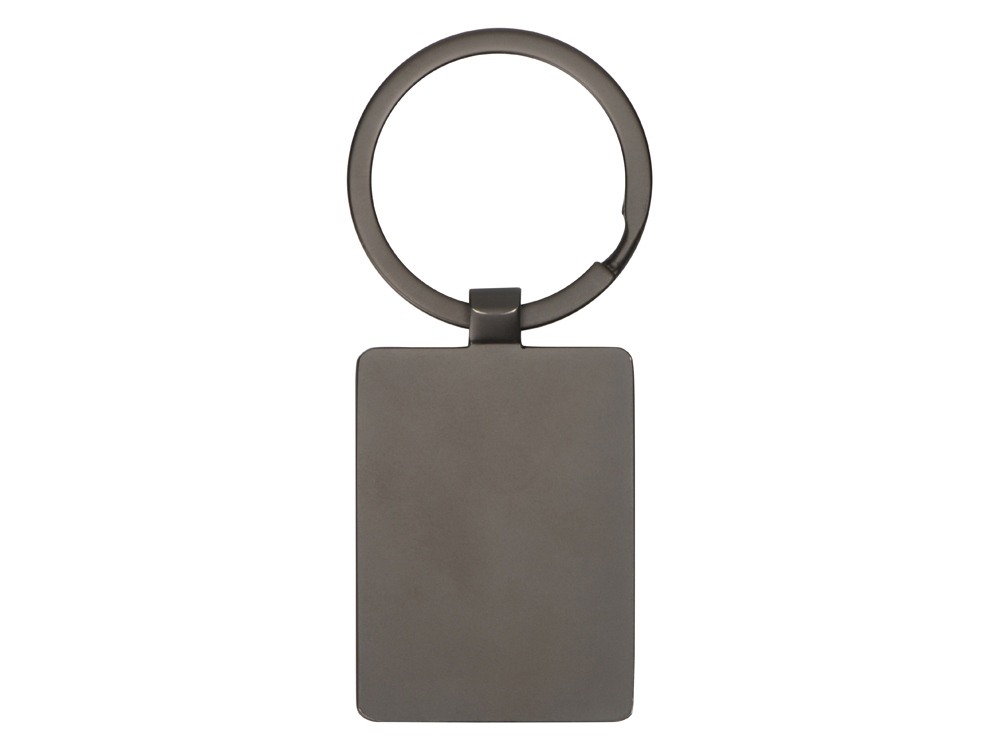 Брелок из темного металла и дерева Timber, черный/темно-коричневый