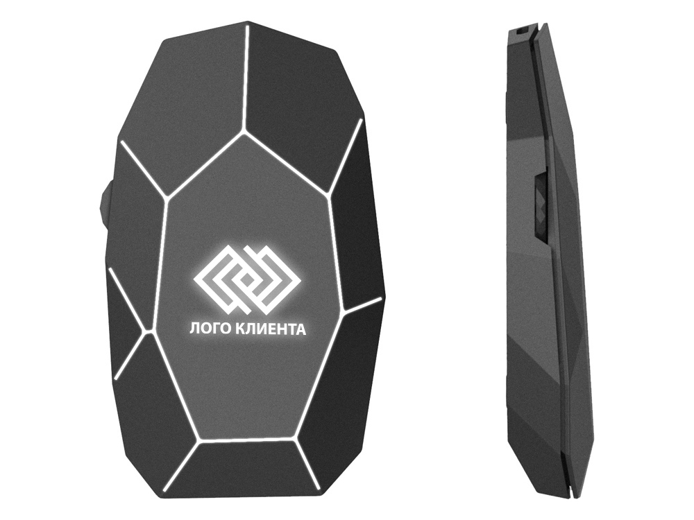 Беспроводная мышь Geo Mouse Plus с логотипом Xoopar | Print Logo