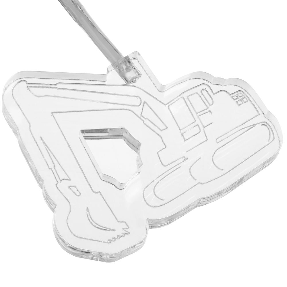 Светодиодная гирлянда Build The Future — пример нанесения логотипа (сделано в России) | Print Logo