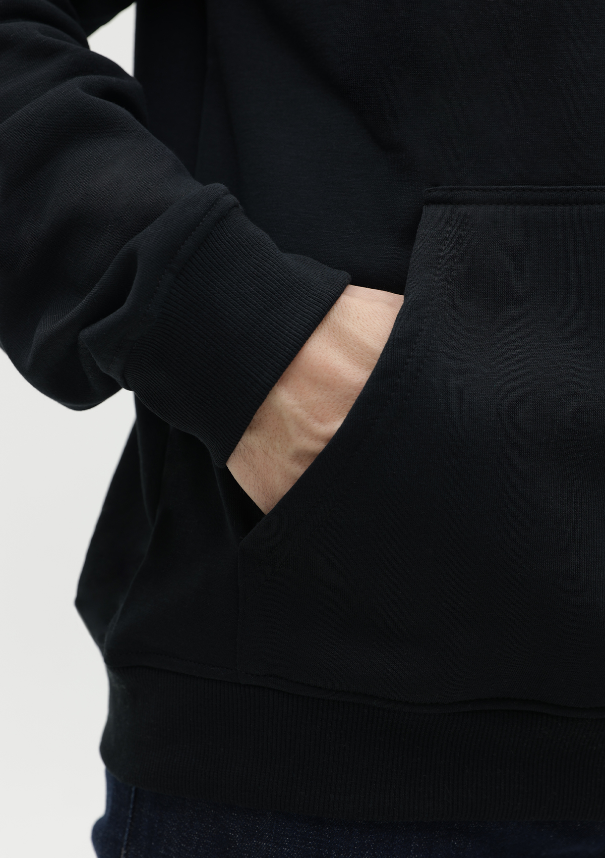 Худи унисекс STAN футер с начёсом 260, 20, Чёрный,  (20)  (44/XS)