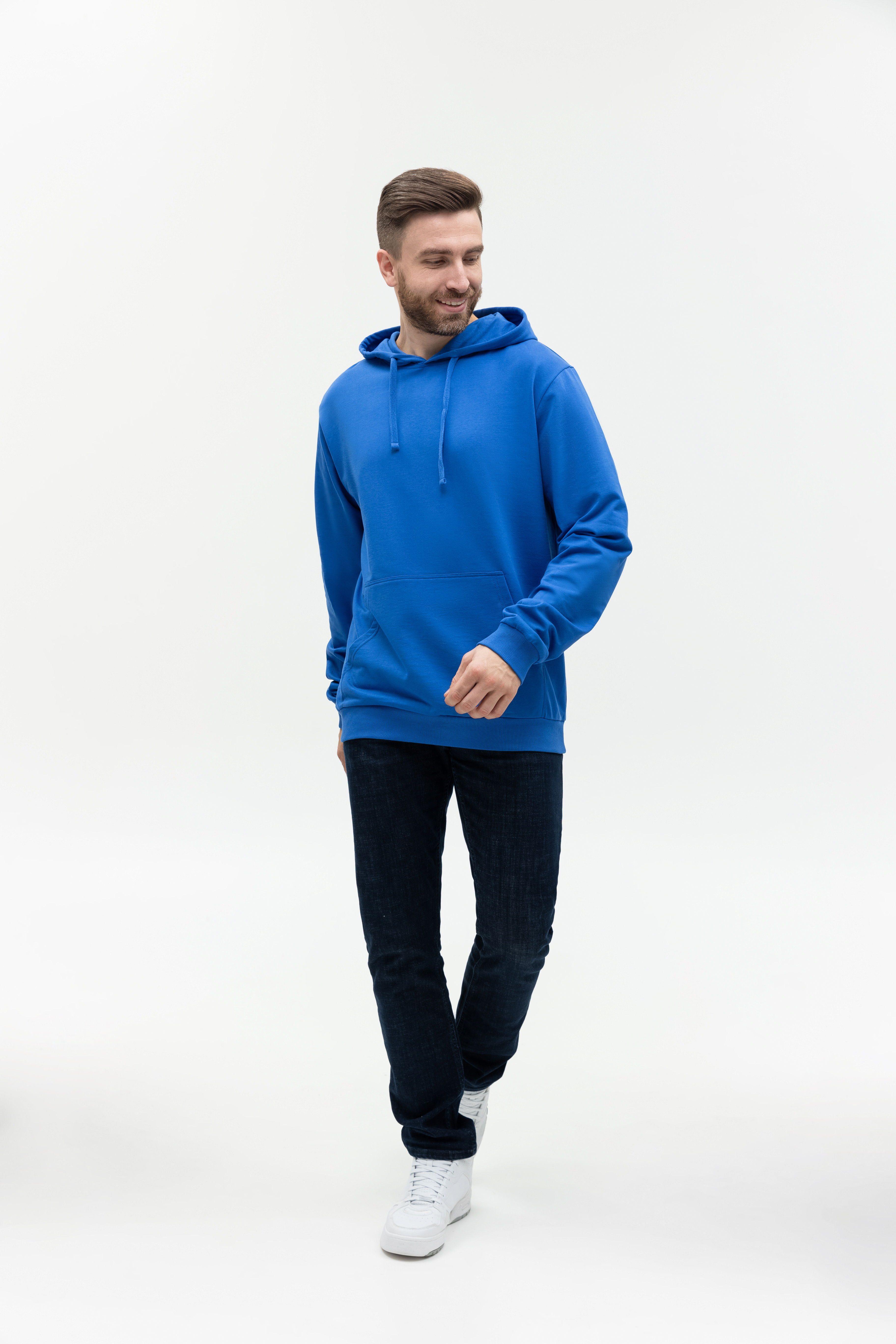 Худи унисекс STAN футер без начёса 260, 23, Синий,  (16/1)  (54/XXL)