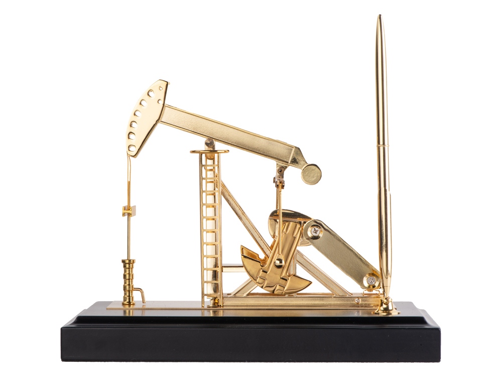 Настольный прибор Месторождение, золотистый/черный