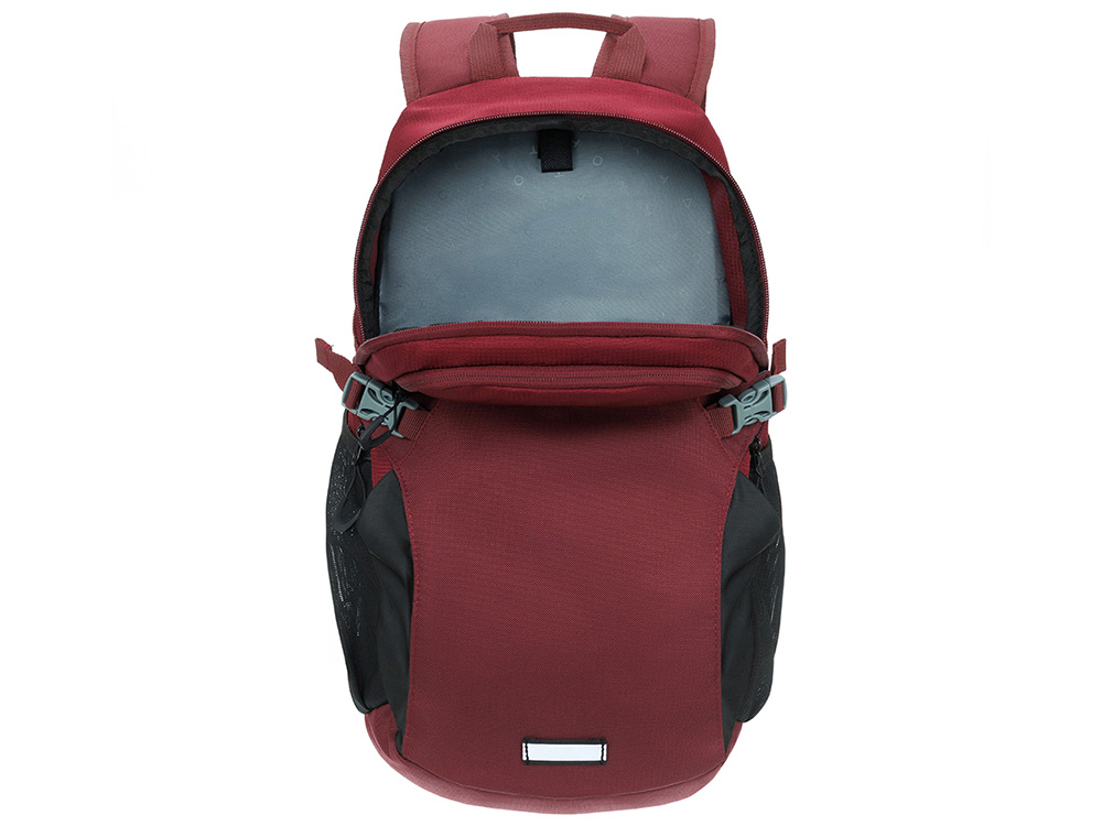 Туристический рюкзак TORBER КЕМПИНГ, бордовый, полиэстер, 26 х 48 х 12 см