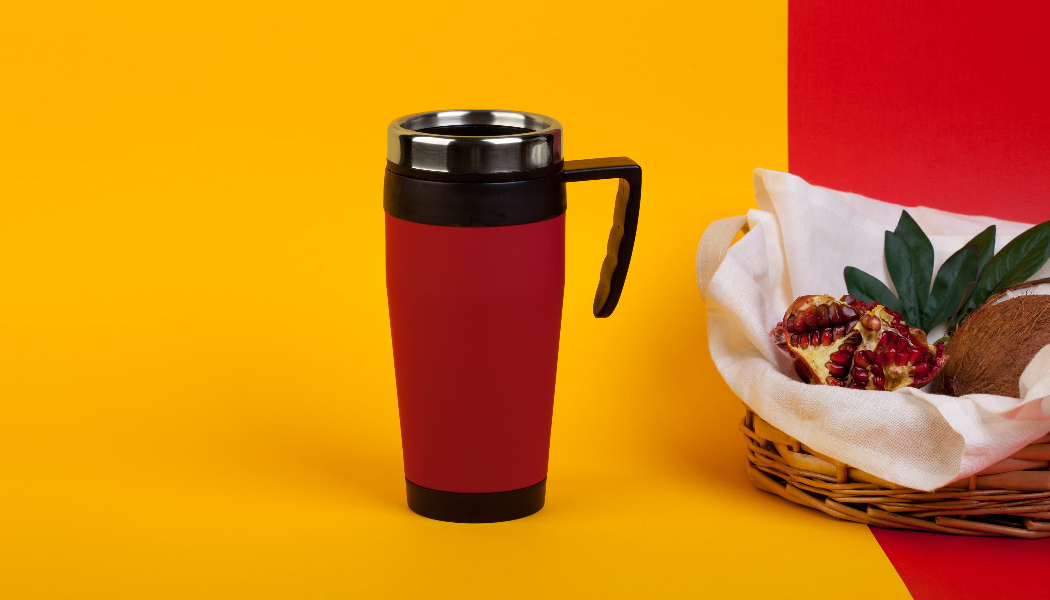 Термокружка "Австралия", покрытие soft touch, 0,4 л., зеленое яблоко , зеленое яблоко