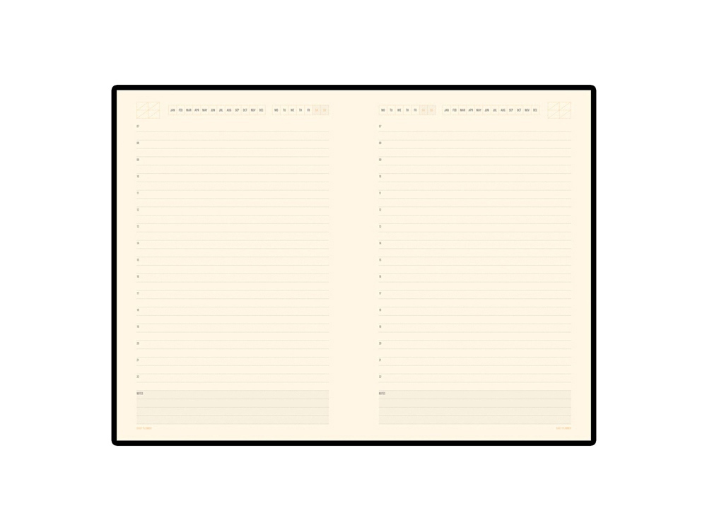 Ежедневник А5 недатированный Monaco, голубой