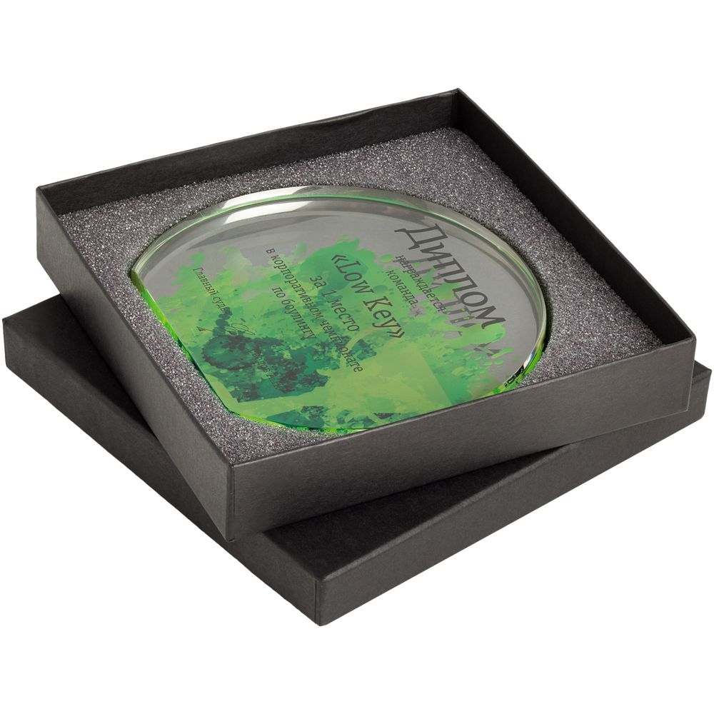 Награда Lentil — пример нанесения логотипа (сделано в России) | Print Logo