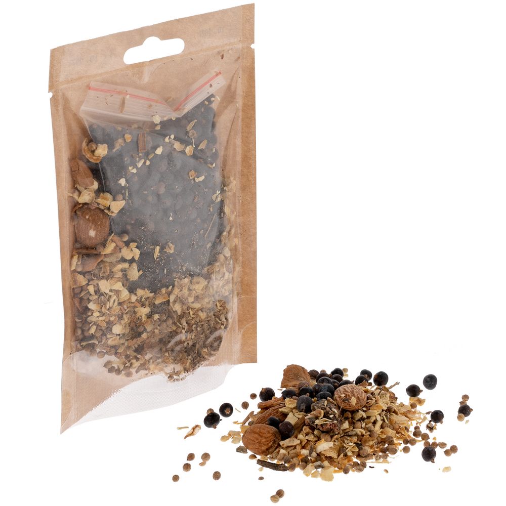 Набор трав и специй для настойки «Джин Бомбей» с логотипом  | Print Logo