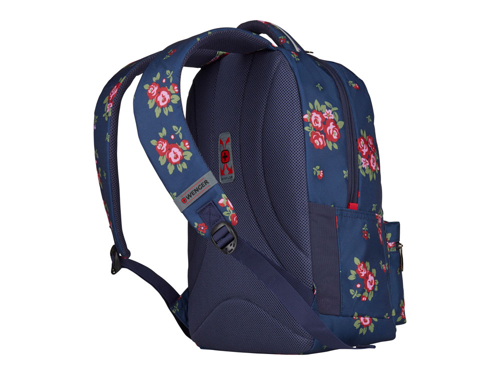 Рюкзак WENGER 16 синий с рисунком, полиэстер, 36 х 45 х 25 см, 22 л