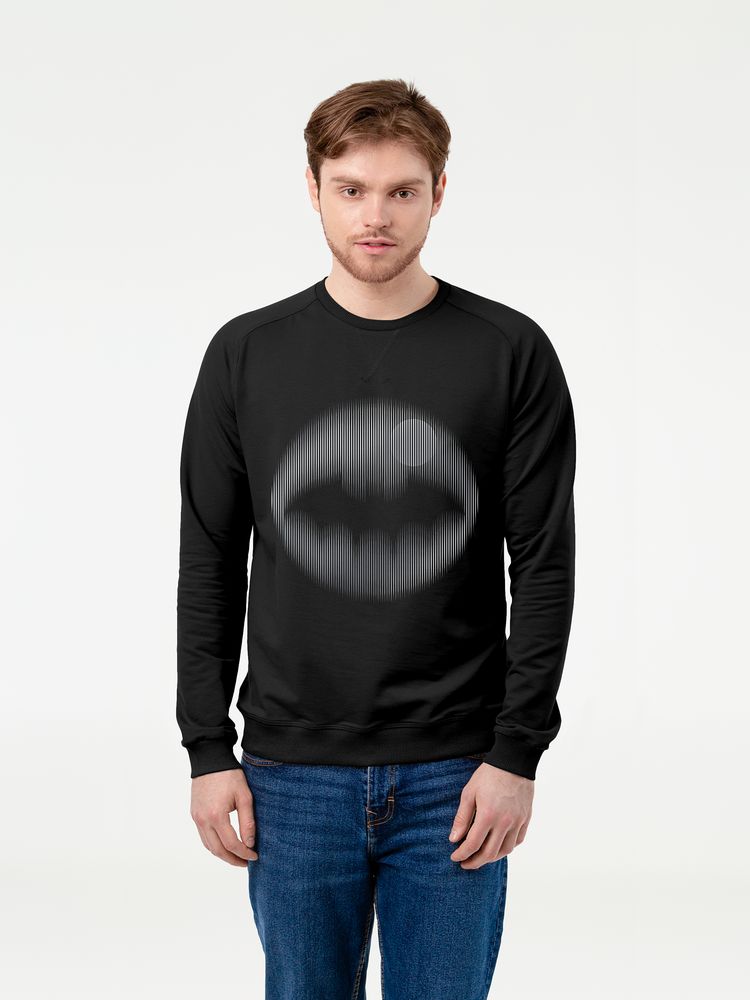 Свитшот мужской Letucci Silver — пример нанесения логотипа (Принтэссенция) | Print Logo