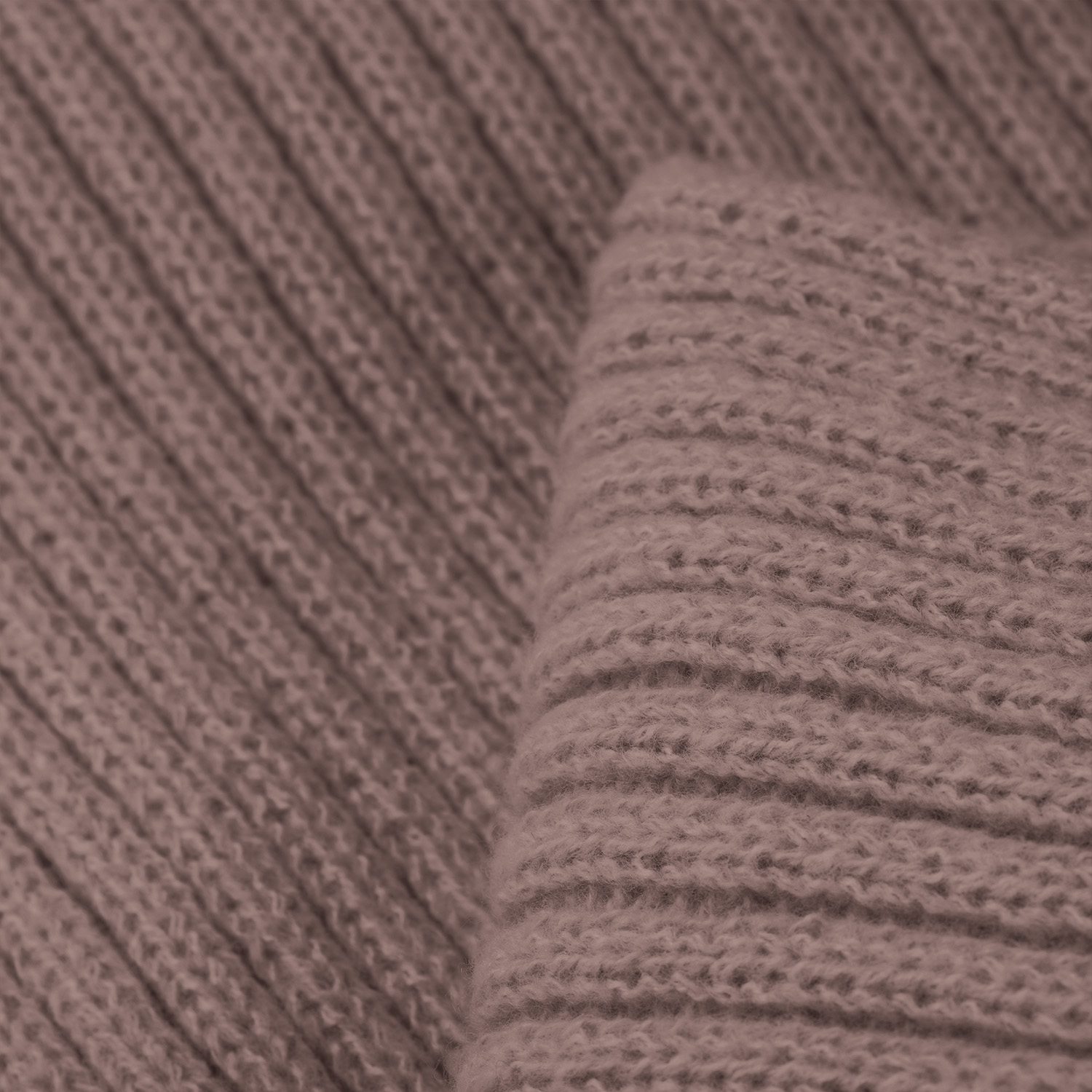 Шарф Форгес (Forges) вязаный, коричневый