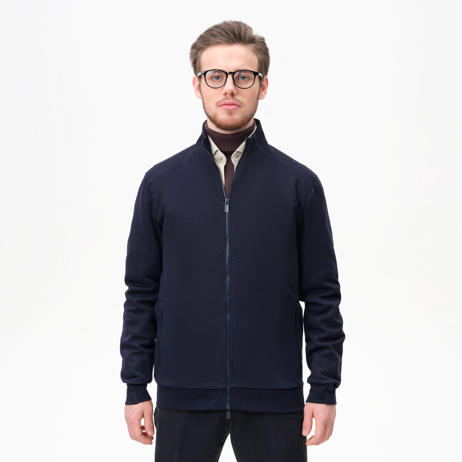 Толстовка на молнии Астин (Astin) черная, размер XXXL с логотипом Portobello Распродажа -50% | Print Logo