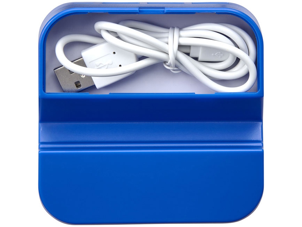 Подставка для телефона и ЮСБ хаб Hopper 3 в 1, ярко-синий