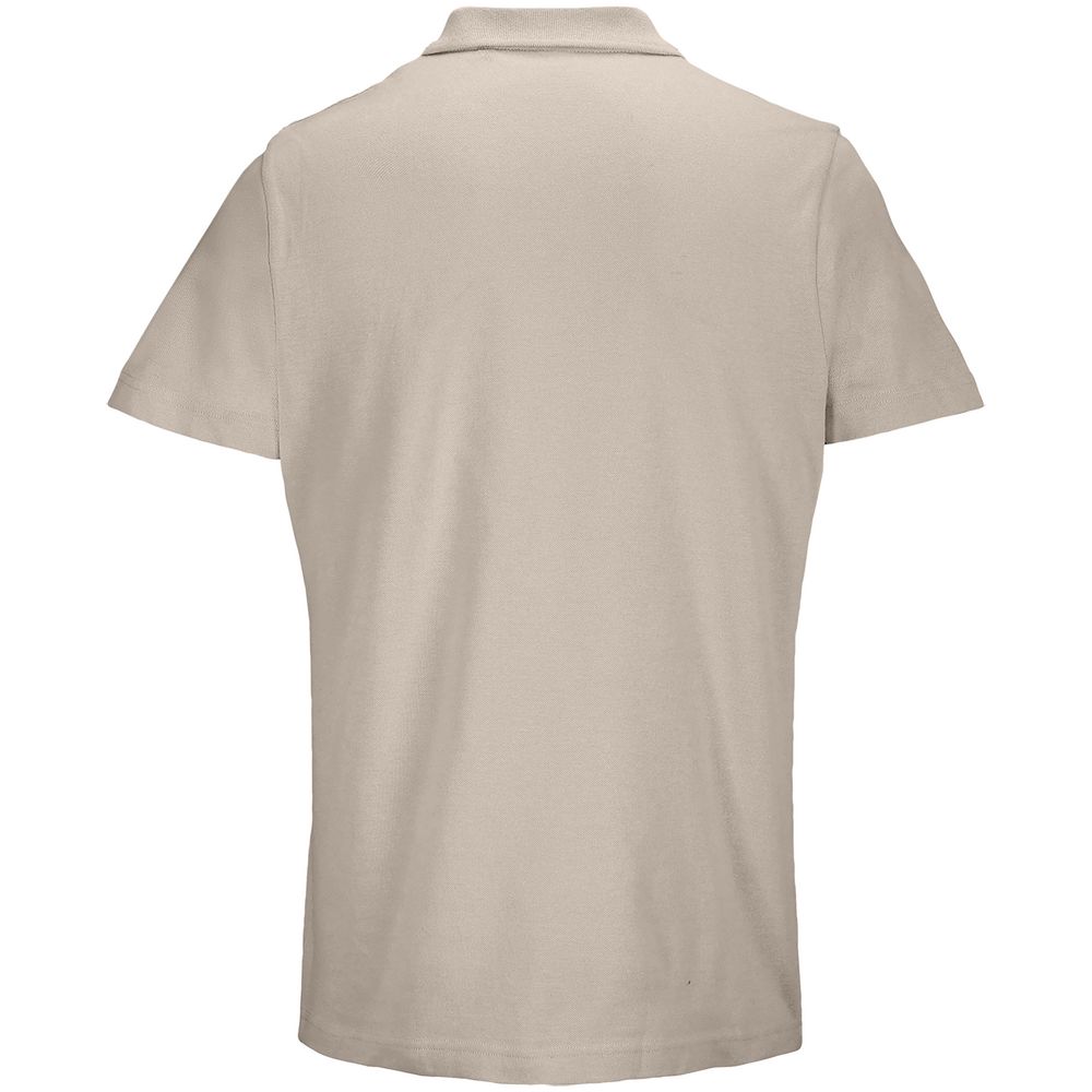 Рубашка поло унисекс Pulse, серо-бежевая, размер S