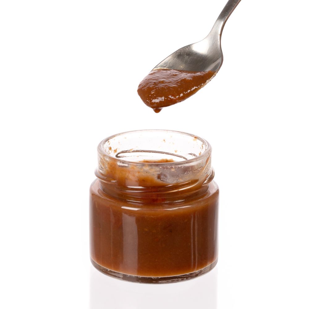 Томатный соус «Мексиканец» — пример нанесения логотипа (сделано в России) | Print Logo