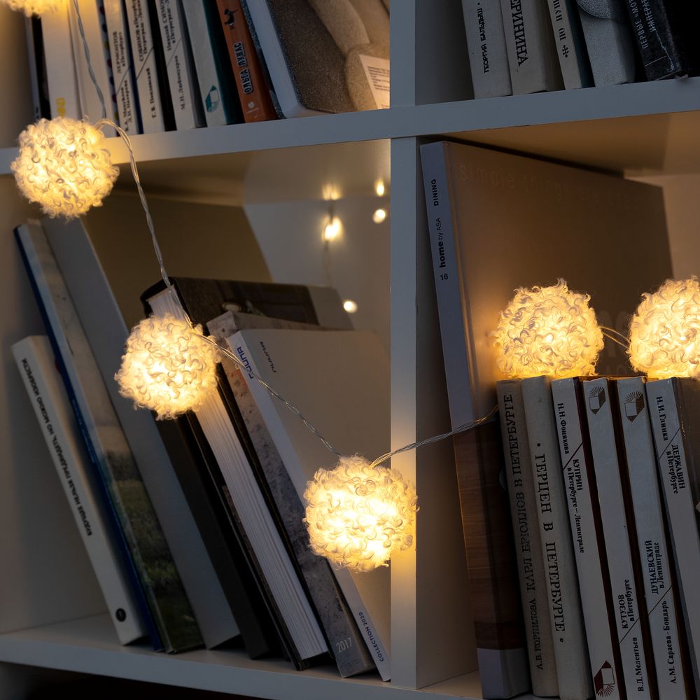 Гирлянда Snowflow с логотипом  | Print Logo