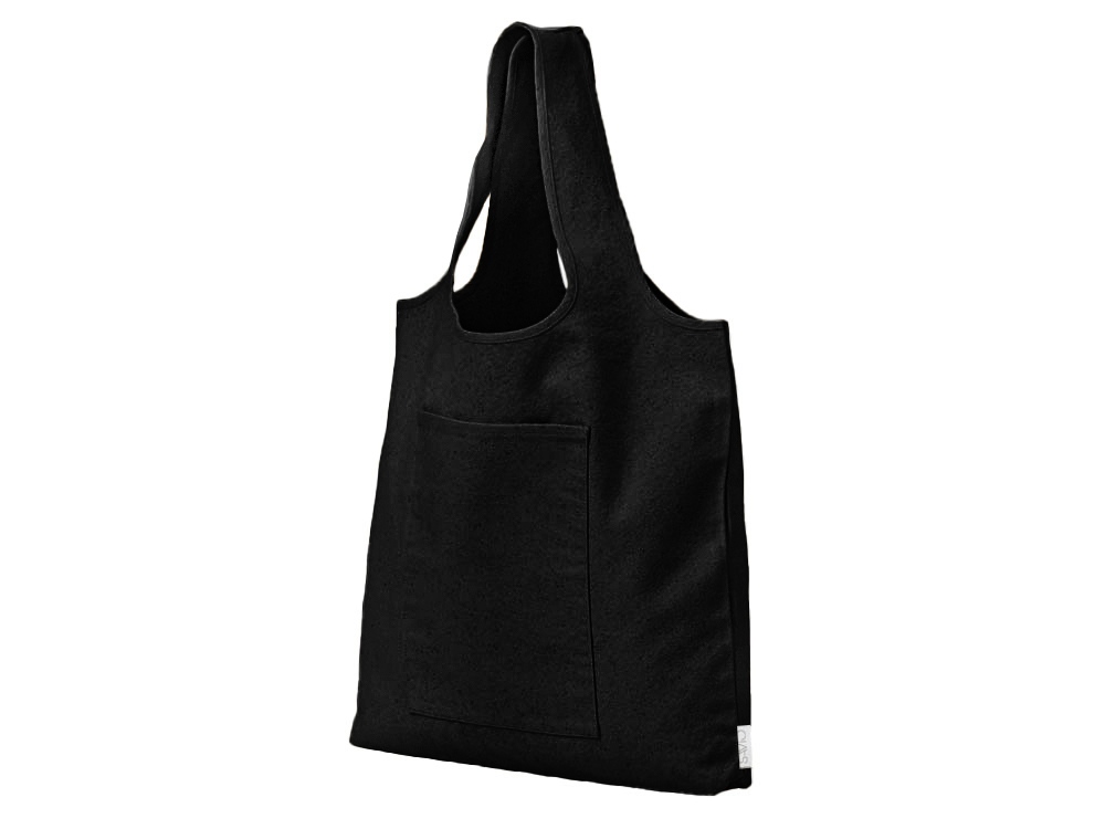 Сумка-шоппер Vest из хлопка 340 г/м2, черный