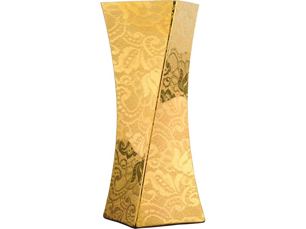 Ваза Золотой кашемир с логотипом  | Print Logo